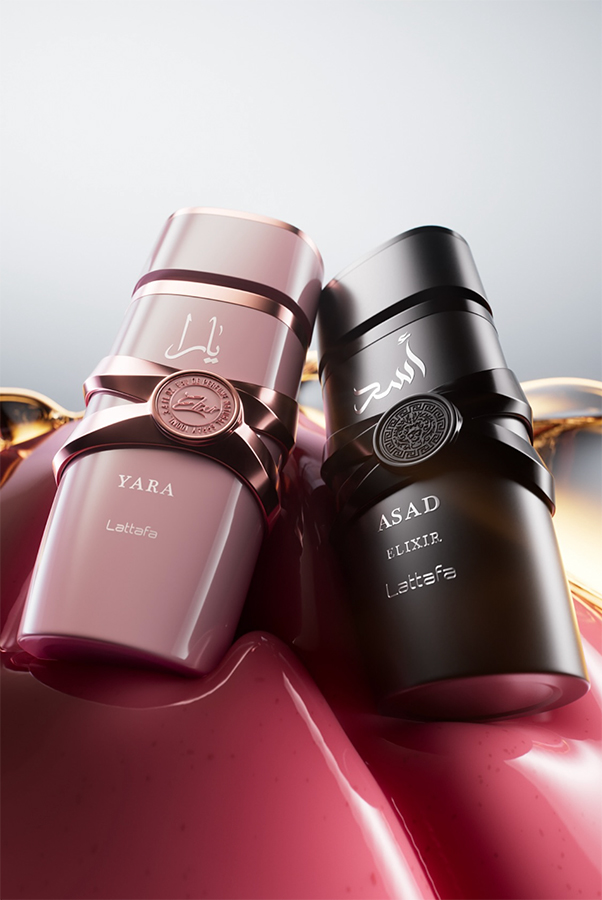 imagen promocional de frascos de perfume Lattafa